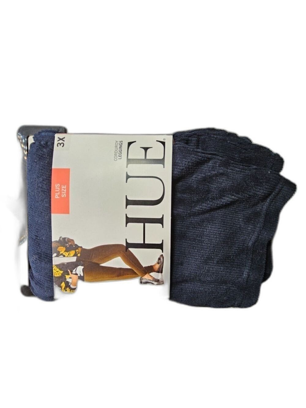 Hue Corduroy Leggings Navy Size 3X